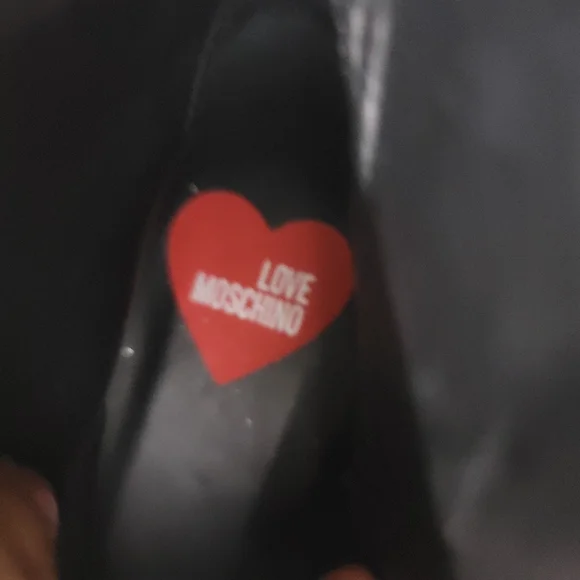 Love moschino silver glitter metallic booties - Picture 8 of 10